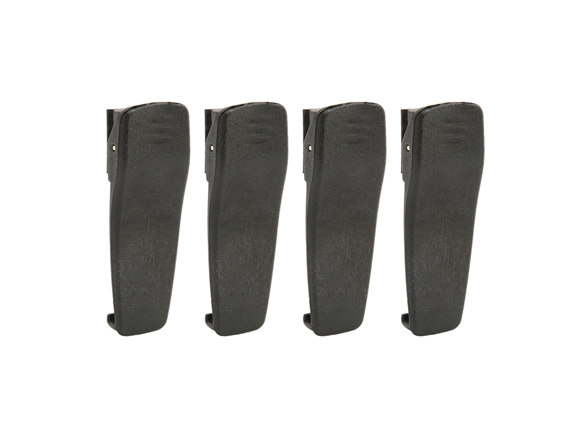 Kit de 4 Presilhas de Cinto para Rádio Motorola Gp3188 Gp3688 Cp040 Cp150 Cp200d Dep450 Pr400 Ptx600 CHABERLU