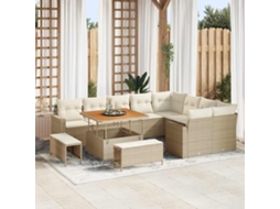 Vidaxl Conjunto De Sofá De Jardim 13 Unid. 12-número De Lugares