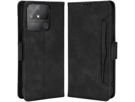 Capa Realme Narzo 50A HFS-HOUSE Carteira Preto