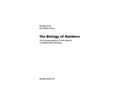 Livro The Biology Of Numbers De Giorgio Israel E Ana M Gasca (inglês)