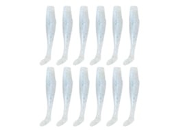 CEBO ARTIFICIAL Danu26 de Silicone, 6 Peças, Cola T, Cor Variada
