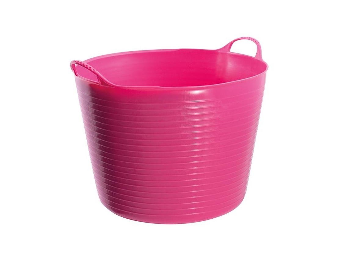 Banheira Gorilla Grande de 38 Litros, Rosa BRILVIBERA
