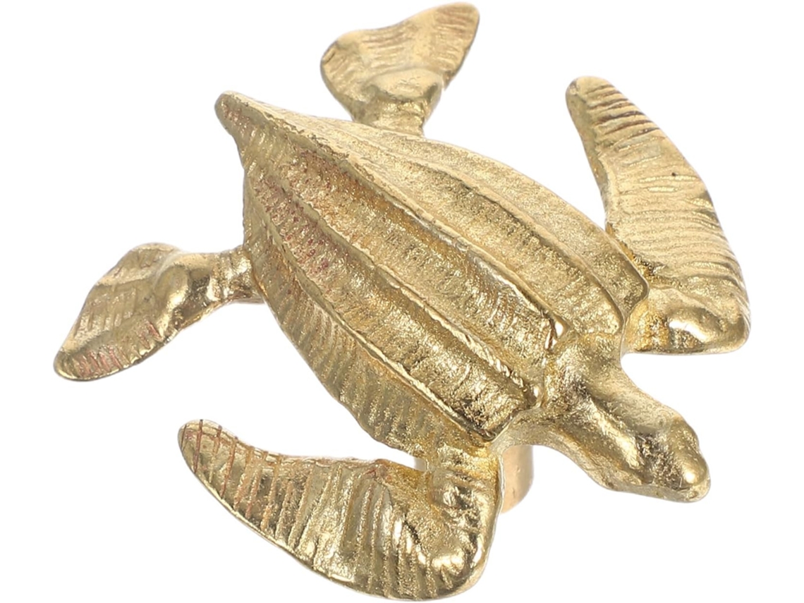 Puxador Toyvian Em Latão Dourado Formato De Tartaruga Marinha Para Armários E Guarda Roupas, Fácil Instalação E Design