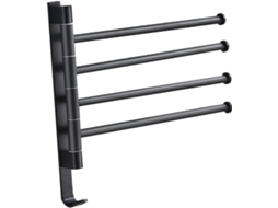Suporte De Toalha Parede Industrial Homoyoyo Para Banheiro, Resistente E Durável