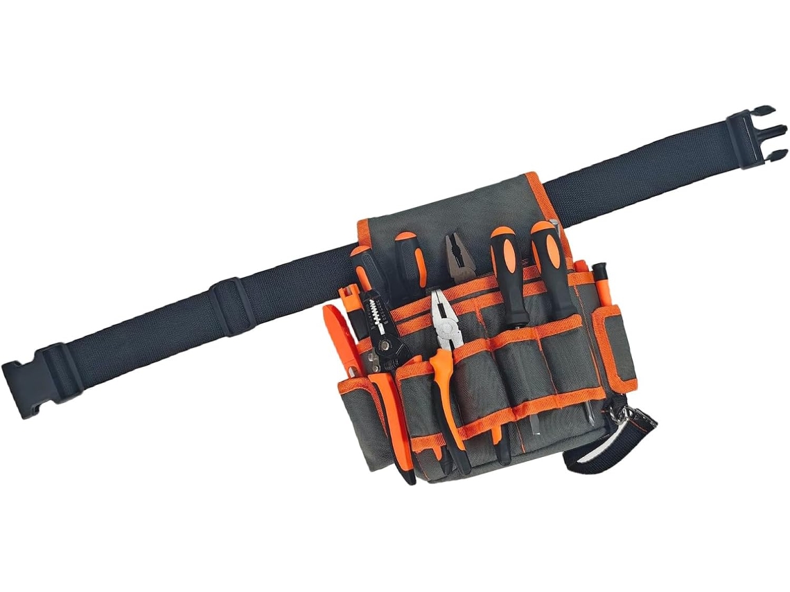 Bolsa De Ferramentas Portátil Para Cintura, Estojo Para Armazenamento De Ferramentas, Acessório Para Cinto De Trabalho