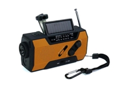 Hn 030 Rádio Fm/am/wb Com Manivela Solar Para Áreas Externas, Alarme Sos, Luz Led, 2000mah, Banco De Energia Olysi Shop