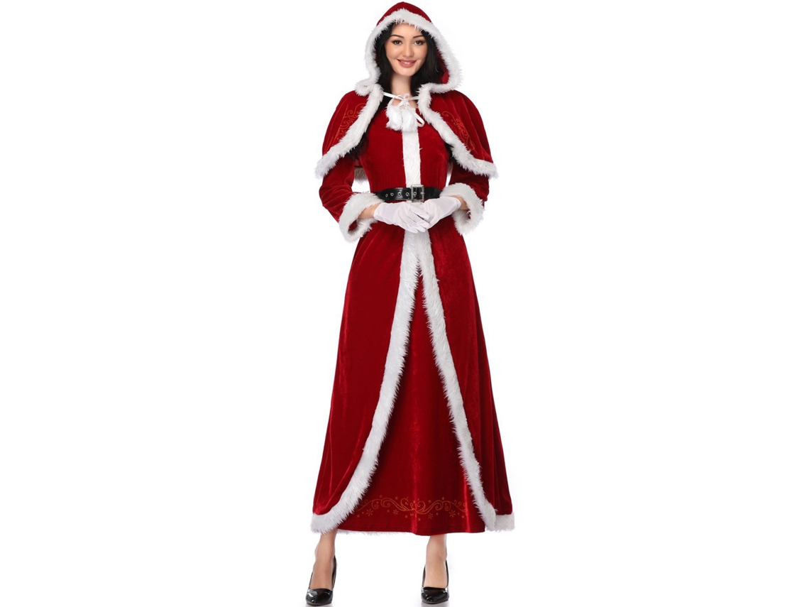 Fantasias de Natal Rainha de Natal Conjunto Completo Xl