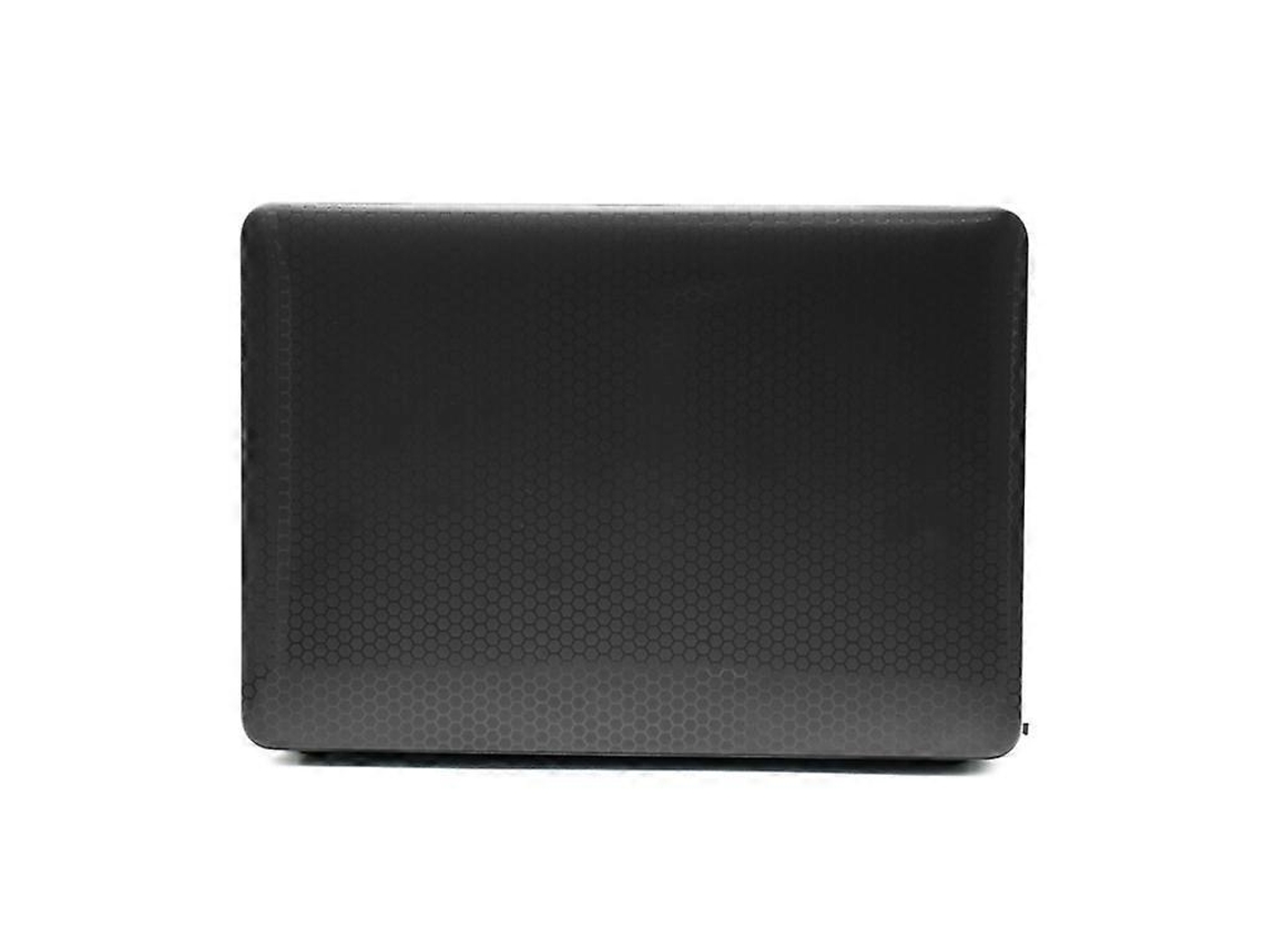 Lurelia Capa Protetora De Plástico Tipo Colmeia Para Macbook Air 13,3 Polegadas A1932/a2179/a2337 (preta)