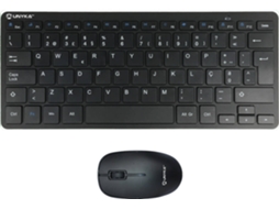 Teclado + Rato UNYKACH MK288 PRO NANO (Membrana - Português - Preto)