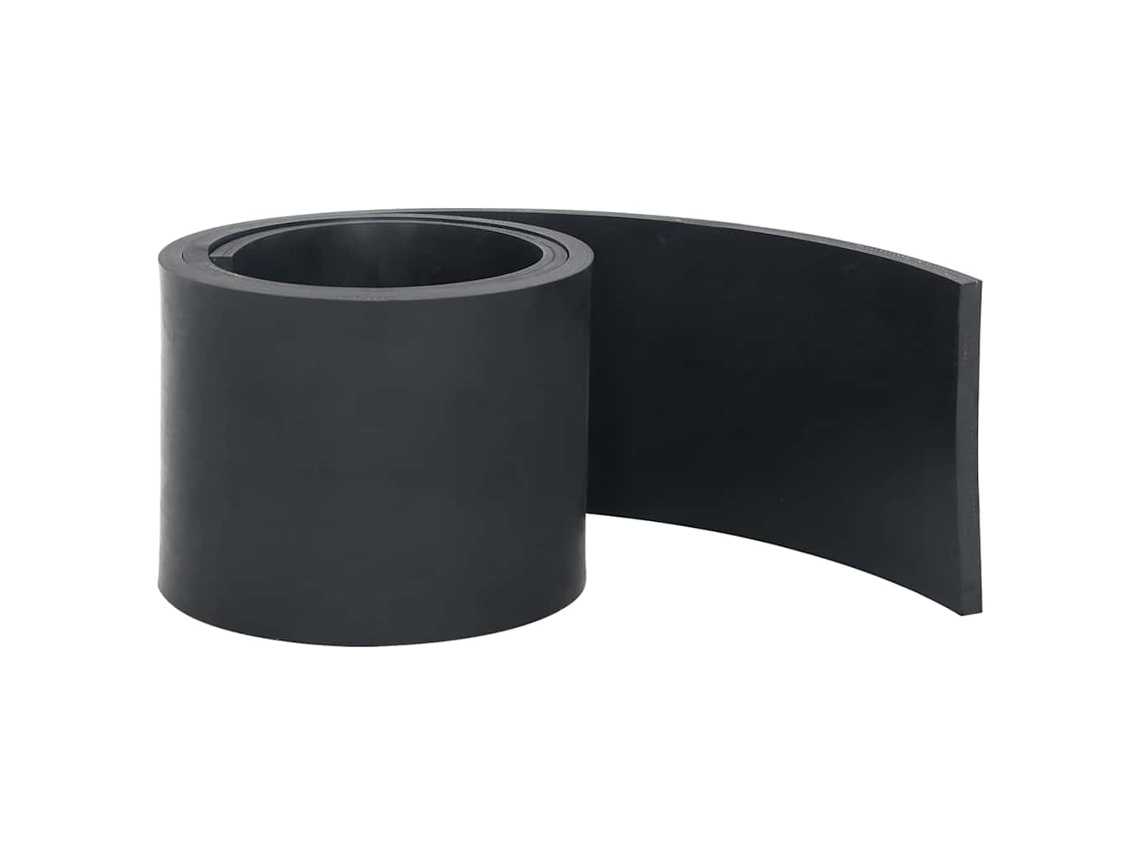 Maison Exclusive - Borda De Borracha Para Limpa-neves 150x15x1 Cm Preto