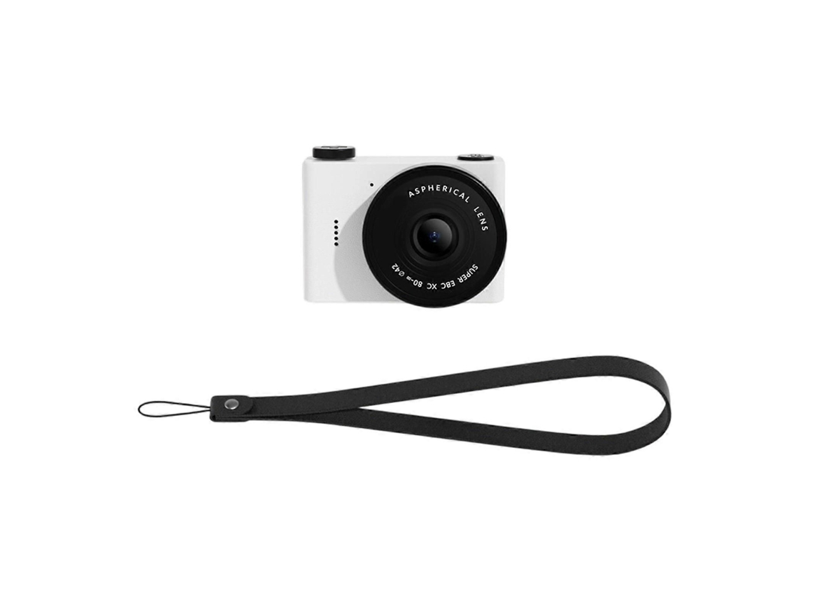 Mini Câmera Digital 720p Mini Câmera Digital Retrô Pequena Câmera Portátil Gravador de Vídeo de Bolso para Viagens e Estudos Branca TAISHENGDA