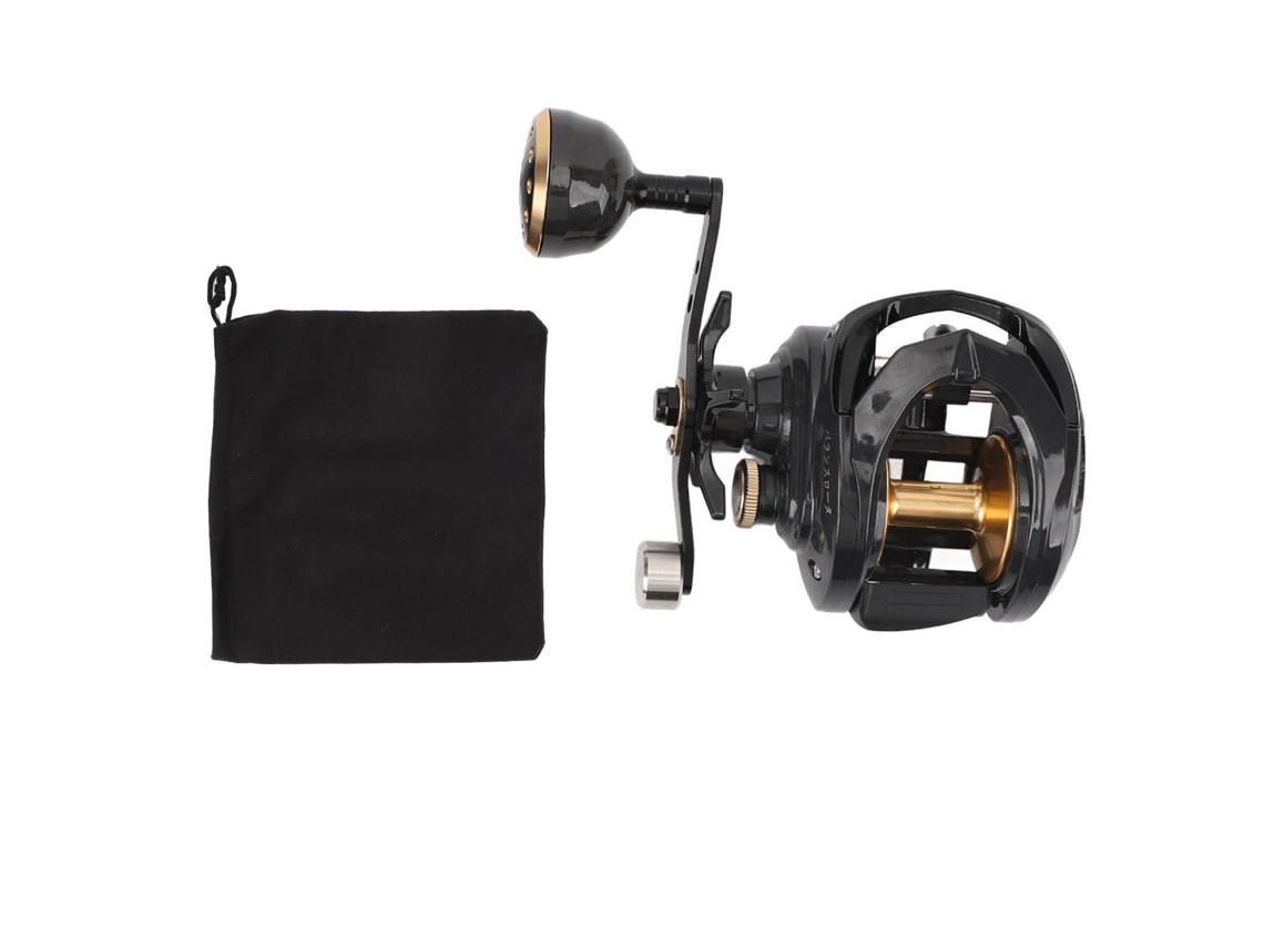 Molinete Baitcasting Carbono Aço Inox Mão Esquerda