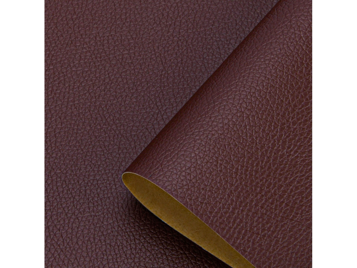 Adesivo Autocolante para Reparos Domésticos, Sofás, Couro Pu e Móveis. MDUG (marrom 50x100cm)
