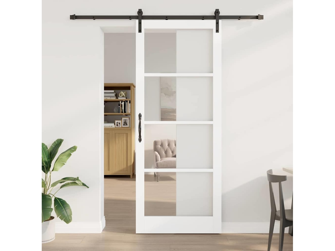 Vidaxl Porta Deslizante Orkdal Branco 93 X 232 Cm