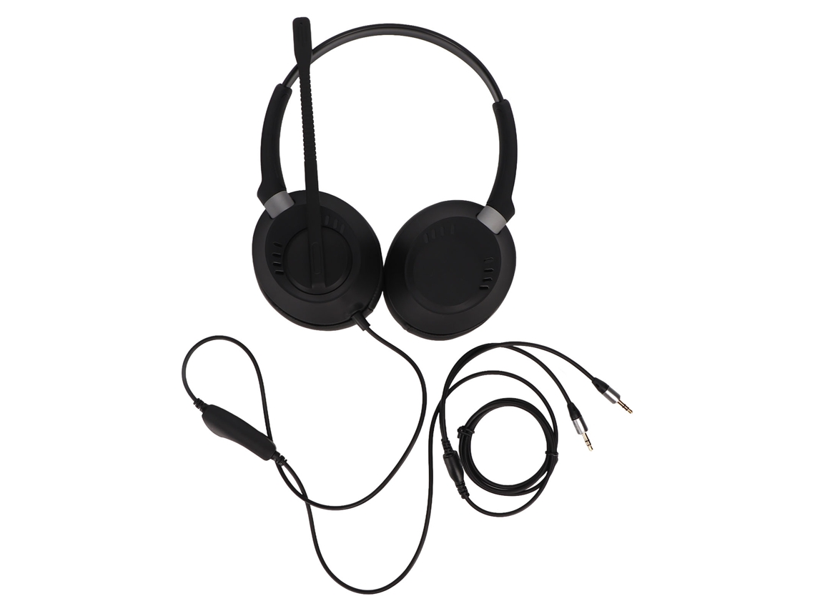 Aetheria fone de Ouvido para Celular e Pc com Cancelamento de Ruído Headset Centro de Atendimento e Escritório