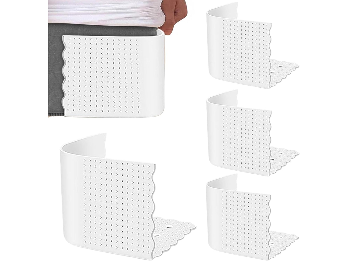 Suporte de Lençol Canto, 4 X Ajustáveis, Suportes para Fixação Segura Lençóis, Pesados na Cama, CHABERLU