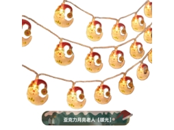 Laxiscreed Luzes De Natal Led Com Boneco Grande E Boneco De Neve Para Decoração De Vitrine, 3m E 20 Leds