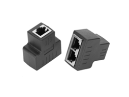 Cabos Ethernet 1 Para 2 Saídas Interface Feminina Rj45 Conector Lan Extensor Divisor Para Cabo De Internet