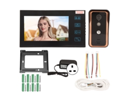 Sistema Interfone Campainha Vídeo 7" Touch Uk