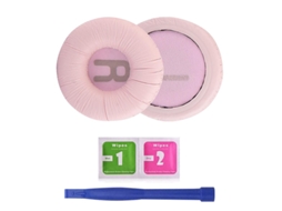 Almofadas Zruxe Para Auscultadores Jbl Tune 600btnc, 510bt, 500bt, T460bt, T450bt, Jr310bt, Jr300bt (rosa, Espuma De Memoria)