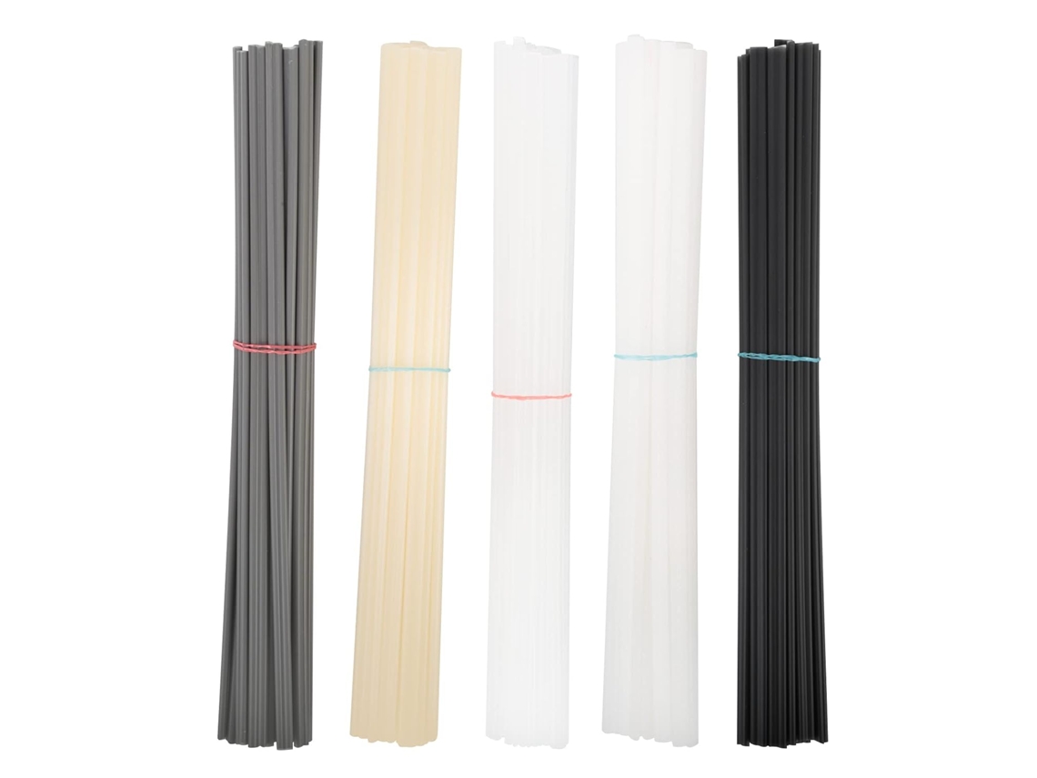 Conjunto De 100 Varetas Solda Plástico Abs, Pp, Pvc E Pe Para Choque De Carro, Soldador De Plástico A Ar Quente, Alta