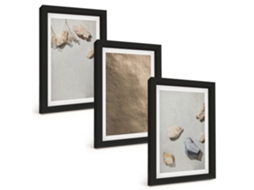 Composição De Quadros Pedras, Praia, Estruturas Naturais Espelharte (3 Peças 20x30 Cm)