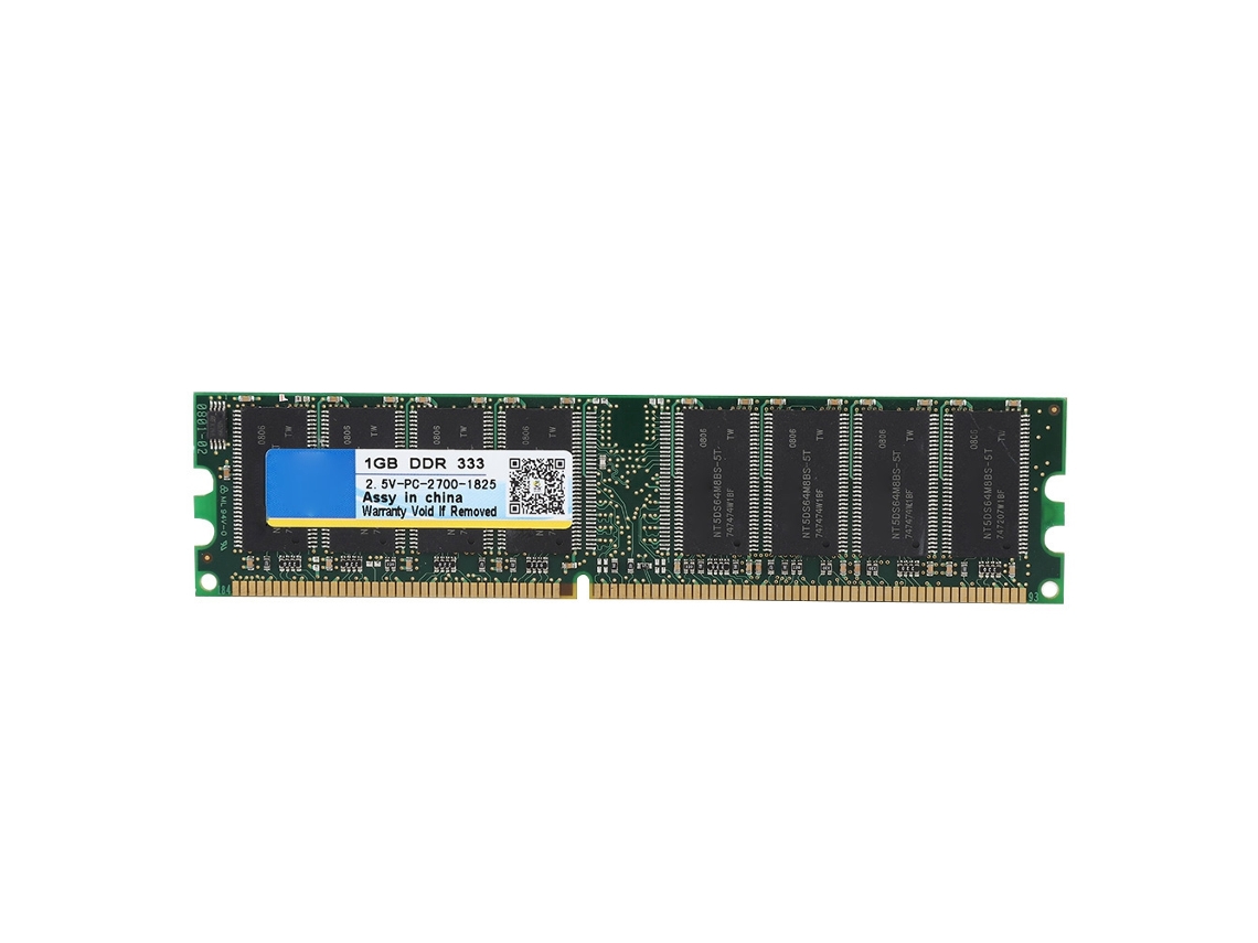 Módulo De Memória Ram Desktop Xiede 184pin 1g Ddr 333 Para Amd