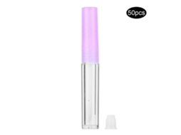 50 Mini Tubos Vazios de Brilho Labial 1,3ml