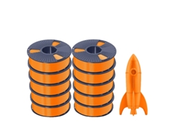 Filamento PLA de alta velocidade, 1 kg, tecnologia antifilamento, precisão dimensional ± 0,002 mm, HS PLA laranja OEM