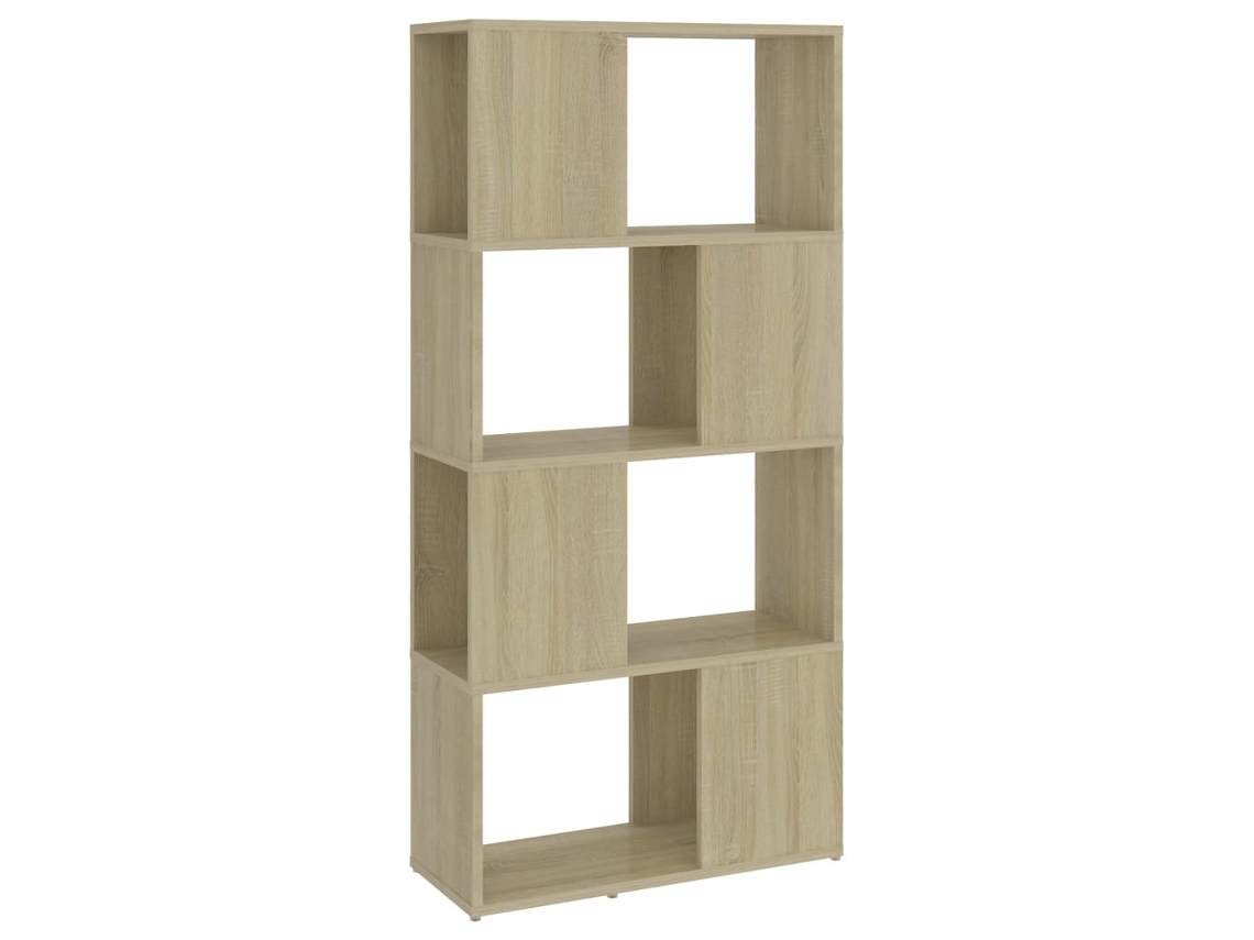 Book Cabinet Room Divider, Book Cabinet Room Dividers Vidaxl Marrom Madeira Processada (60 X 24 X 124.5 Cm)