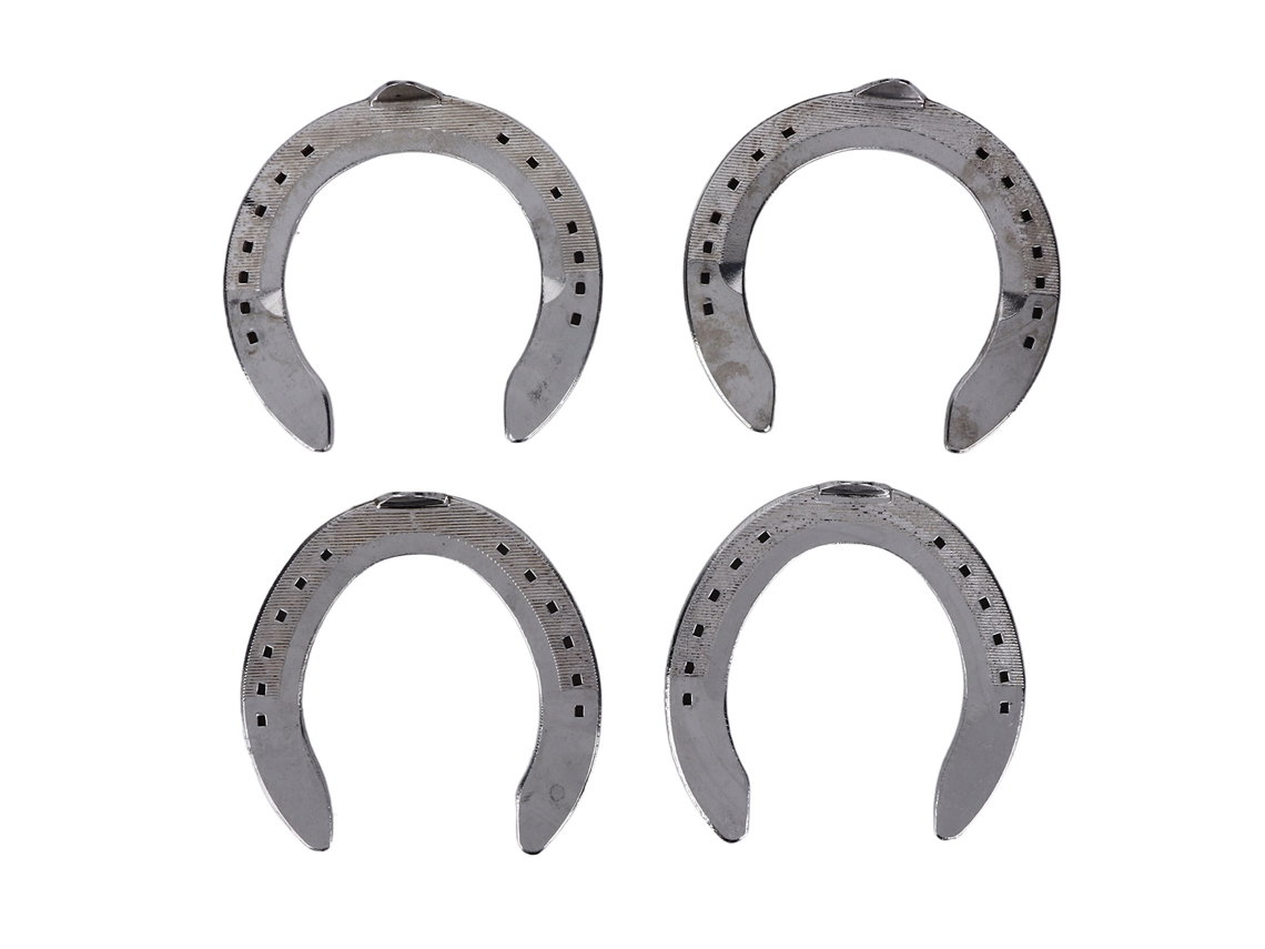 4pcs Ferraduras de Liga de Alumínio Leves para Cavalo