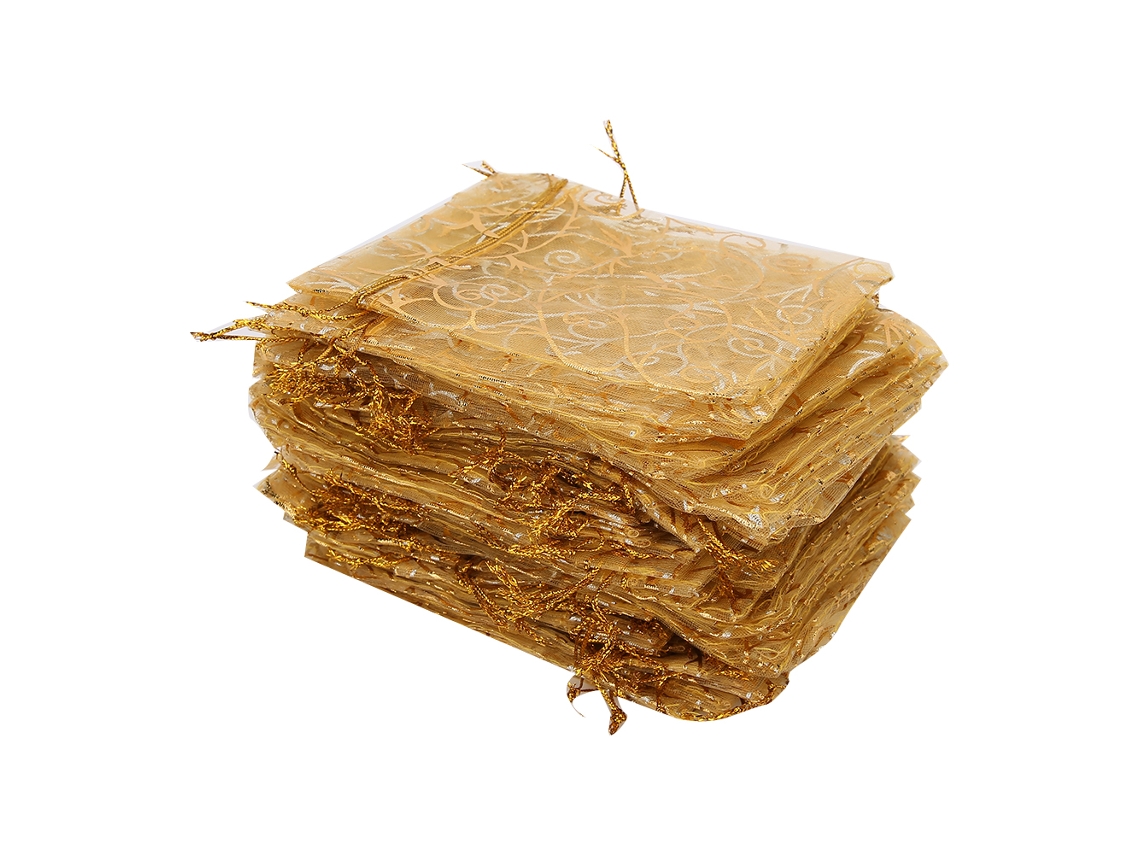 Saco Organza Para Armazenamento De Presente E Jóias