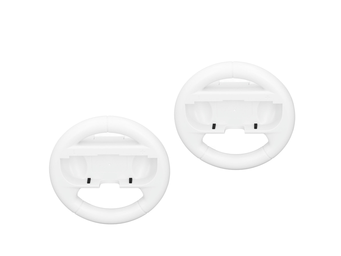 Volante Ergonômico Controle Joycon Jogo Switch Branco