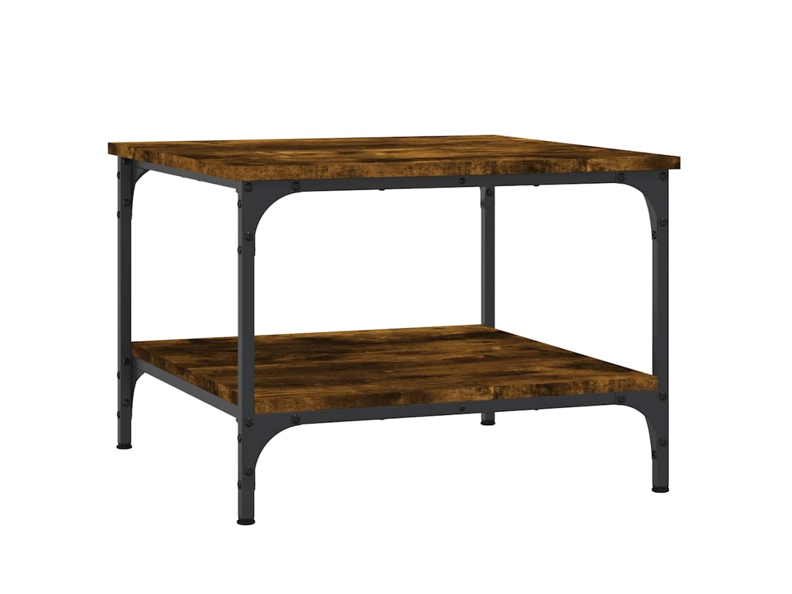 Mesa de Centro 55x55x40 Cm Derivados de Madeira Carvalho Fumado MAISON EXCLUSIVE