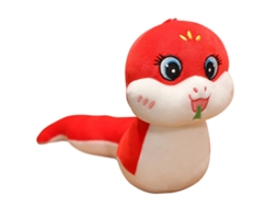 Ats muñeco de Serpiente Cute Cartoon Serpiente de Peluche Juguete Suave Animal de Peluche Decoración Hogar Con Ventosa