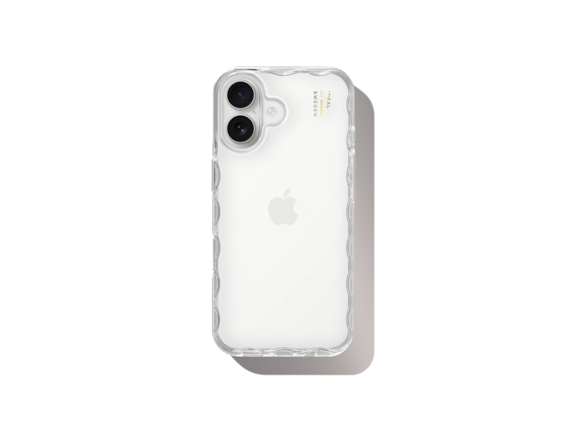 Capa Ondulada Transparente Para Iphone 17