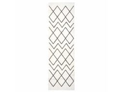 Conjunto 1 Tapete De Cozinha Vidaxl Branco Veludo (150 X 45 Cm)