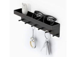 Porta chaves de Parede em Metal com Espaço para Armazenamento. Versátil Porta chaves Parede BRILVIBERA