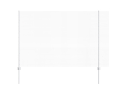 Conjunto 1 Cerca Externa Vidaxl Prateado Aço (25 X 1,5 M)