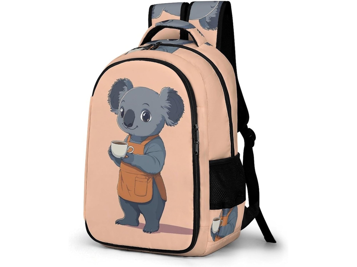 Mochila Escolar Kawaii Koala Para Meninos Partir De 9 Anos, Com Tema Animais Meninas Do 4º Ano, Impermeável