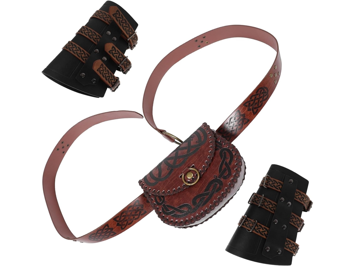 Cinto Com Bolsa Vintage, Braçadeiras Confortáveis, Acessórios Para Fantasias De Cosplay Renascentista