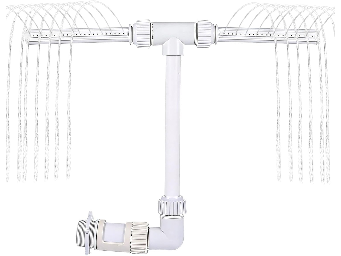Cascata Dupla Para Paisagismo De Piscinas