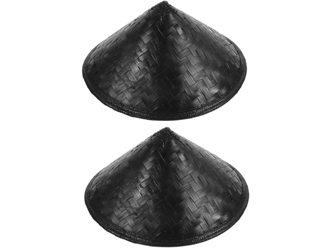 Soimiss 2 Chapéus De Samurai De Bambu - Para Uso Prático E Funcional