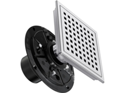 Ralo Quadrado Para Chuveiro Com Flange, Ralo De Piso Em Aço Inoxidável Para Uso Doméstico Banheiros E Cozinhas