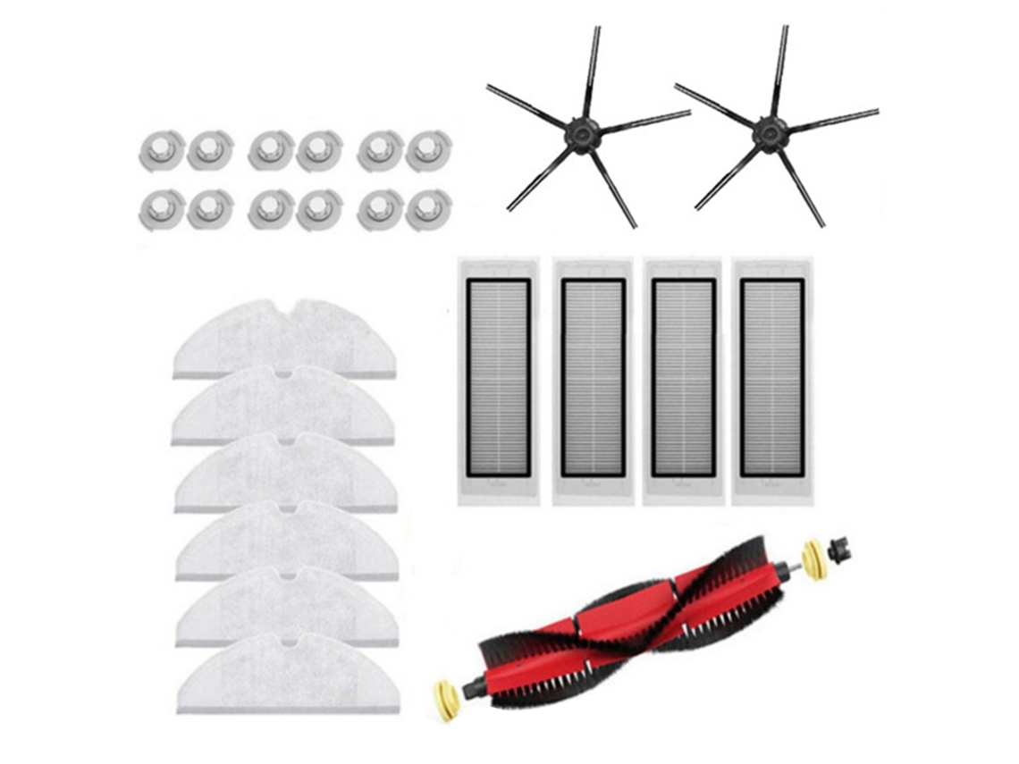 Acessórios de substituição para xiaomi para roborock s5 max s50 s55 s60 peças aspirador pó lavável filtro hepa escova principal
