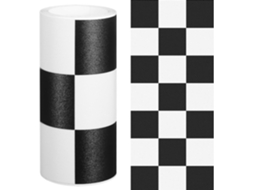 Adesivos Parede Pvc Banheiro Elegante Borda Xadrez Fixação Segura Removível Decoração Quadro Avisos Azulejos GOKOCO