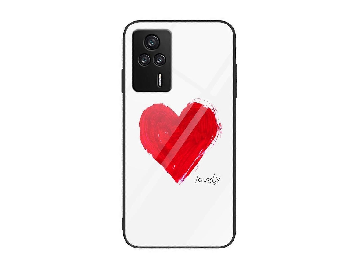 Capa De Celular Xiaomi Redmi K60e Em Vidro Colorido Pintado.
