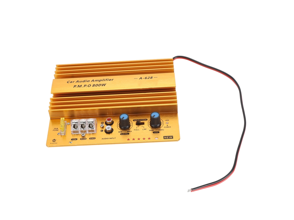 Placa Amplificadora Carro 800w 12v Alto-falante Subwoofer