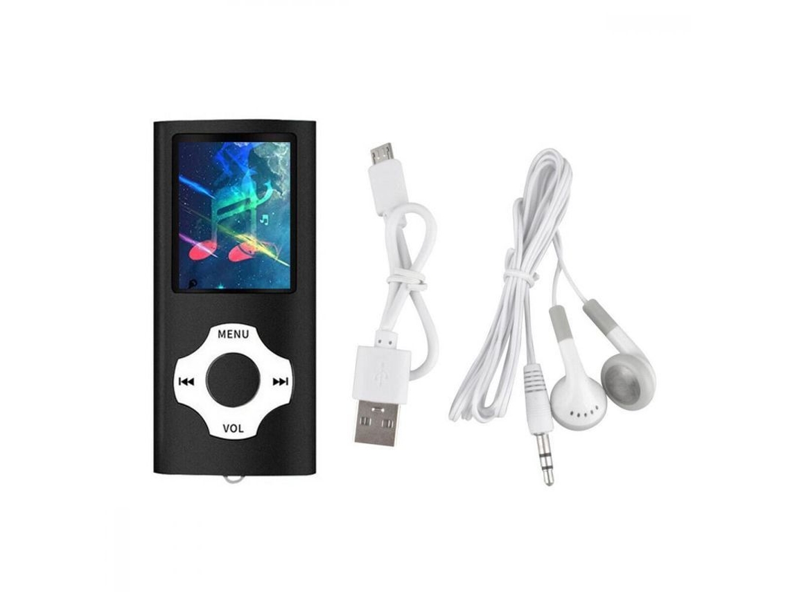 2026-reprodutor Mp3 Mp4 Portátil Com Lcd De 1.8", Rádio Fm, Gravação Digital E Suporte Para Cartão Micro Sd/tf De Até 64gb