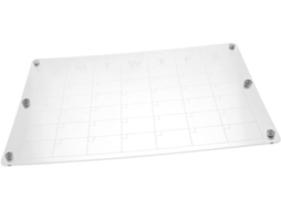 Quadro de Planejamento Magnético para Geladeira, Transparente, Apagável a Seco, Organizador Calendário Mensal